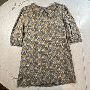 17+ yr old h&m trend cottage core peter pan collar mini dress